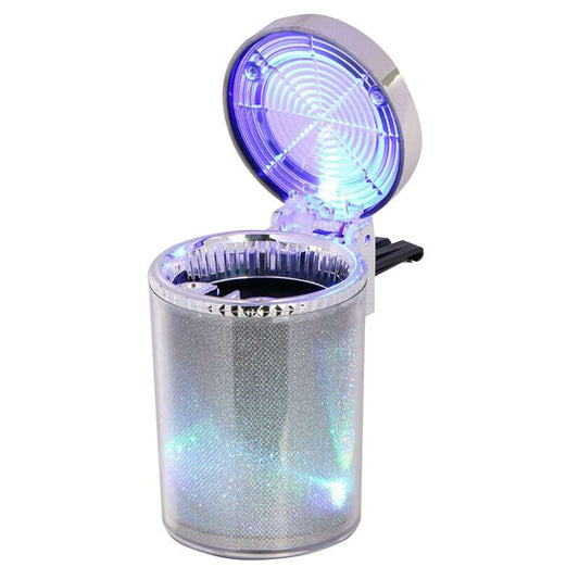 LED Illuminated Car Ashtray حاوية سجائر LED مضيئة للسيارة